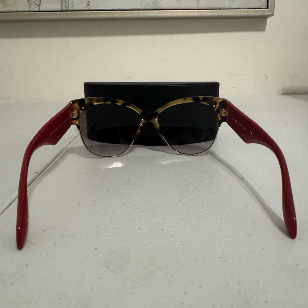 PRADA PR 11RS 7S00A7 - MEDIUM HAVANA 56/16/140 - Picture 4 of 7